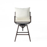 Northrup Adjustable Barstools (Set of 2) by Christopher Knight Home - 25.00" D x 24.00" W x 47.00-51.50" H