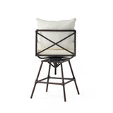 Northrup Adjustable Barstools (Set of 2) by Christopher Knight Home - 25.00" D x 24.00" W x 47.00-51.50" H