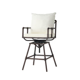 Northrup Adjustable Barstools (Set of 2) by Christopher Knight Home - 25.00" D x 24.00" W x 47.00-51.50" H