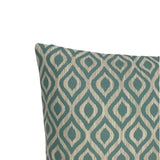 Norwood Geometric Throw Pillow, Aqua