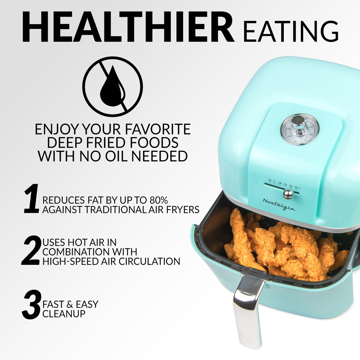 Nostalgia Classic Retro 7-Quart Air Fryer