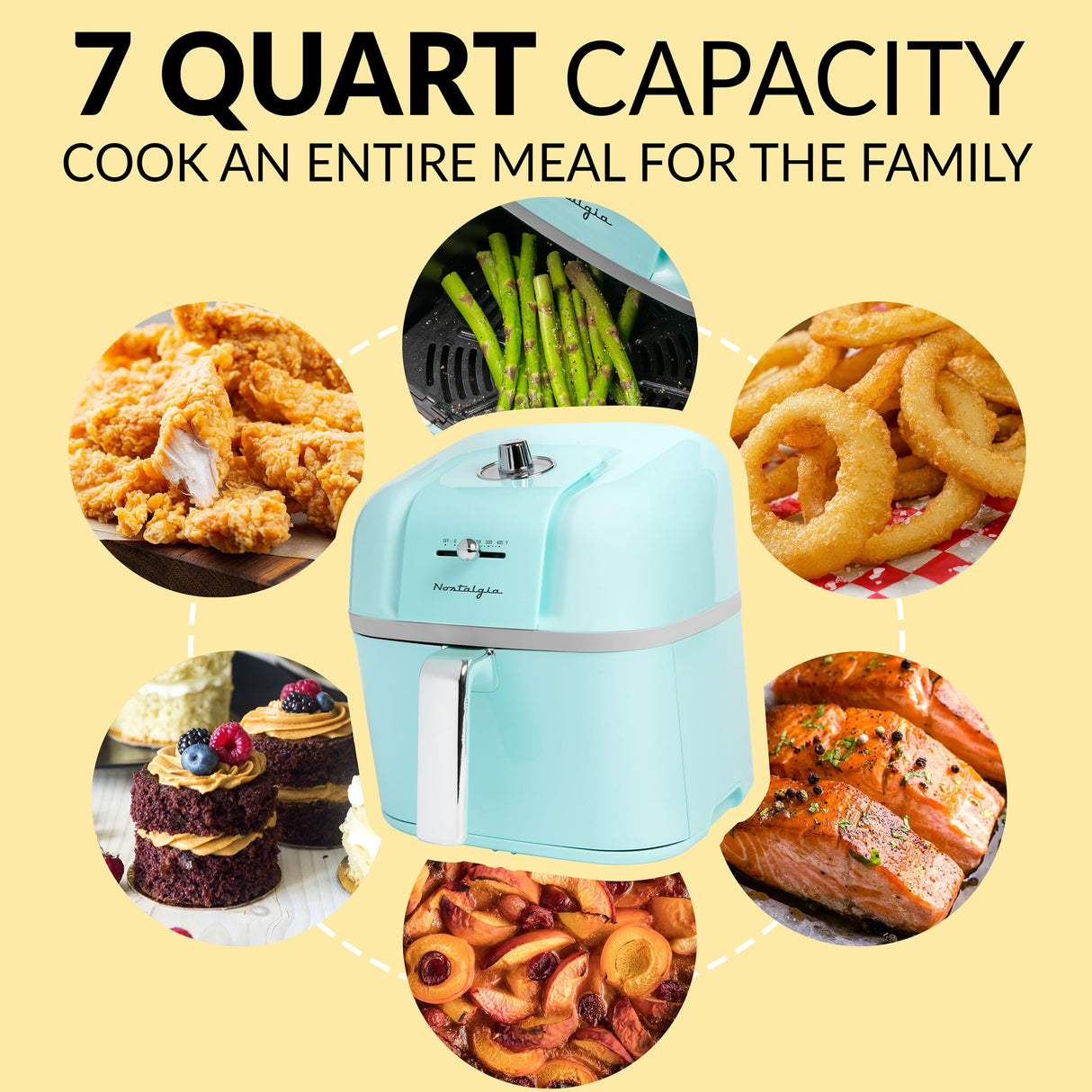 Nostalgia Classic Retro 7-Quart Air Fryer