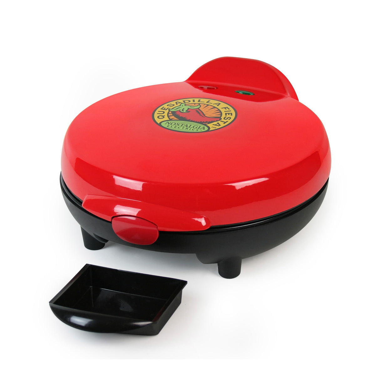 Nostalgia EQM200 6-wedge Electric Quesadilla Maker w/ Extra Stuffing Latch - 7'10" x 10'3"