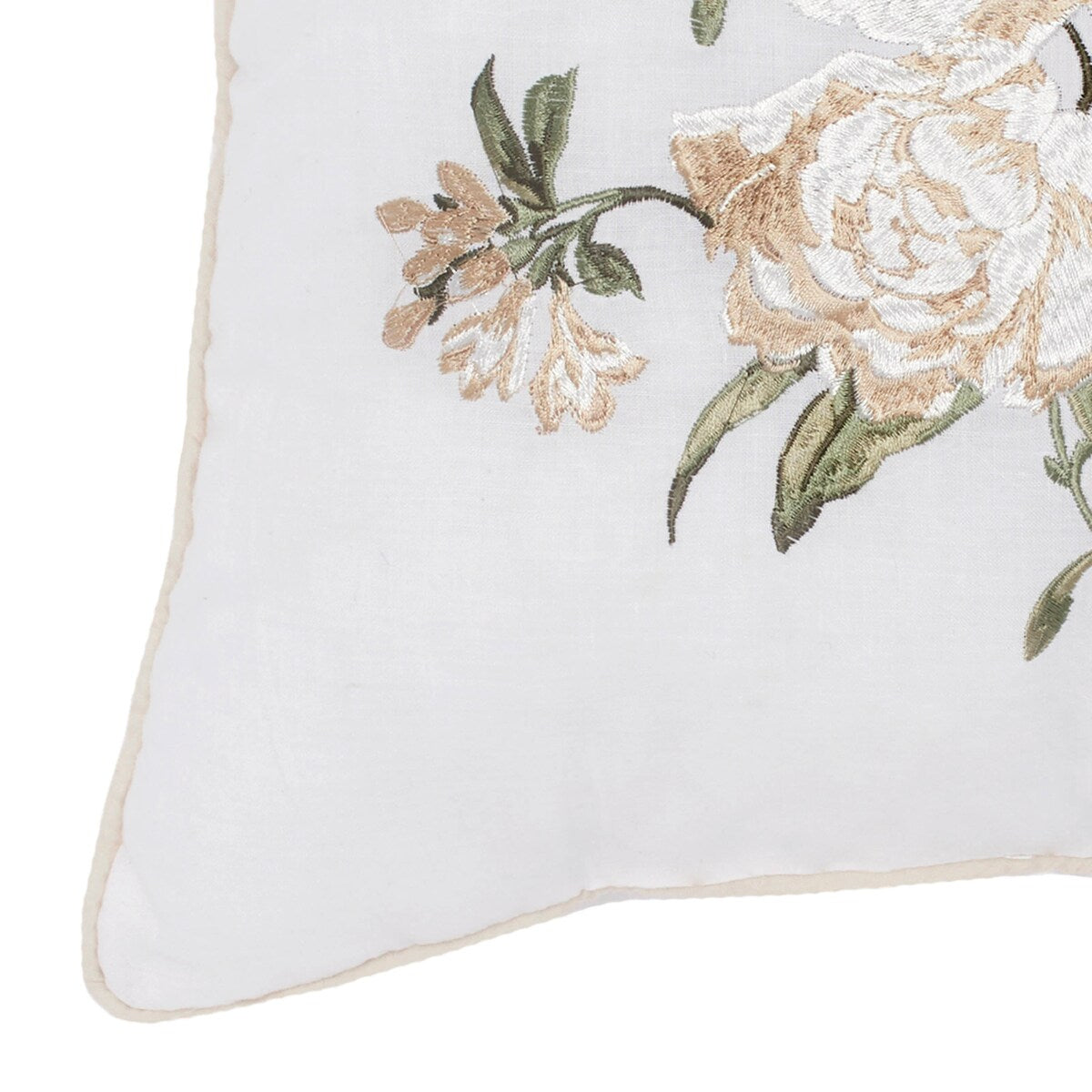Nostalgia Home Juliette 16-Inch Square Embroidered Decorative Pillow