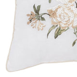 Nostalgia Home Juliette 16-Inch Square Embroidered Decorative Pillow
