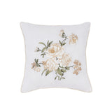 Nostalgia Home Juliette 16-Inch Square Embroidered Decorative Pillow