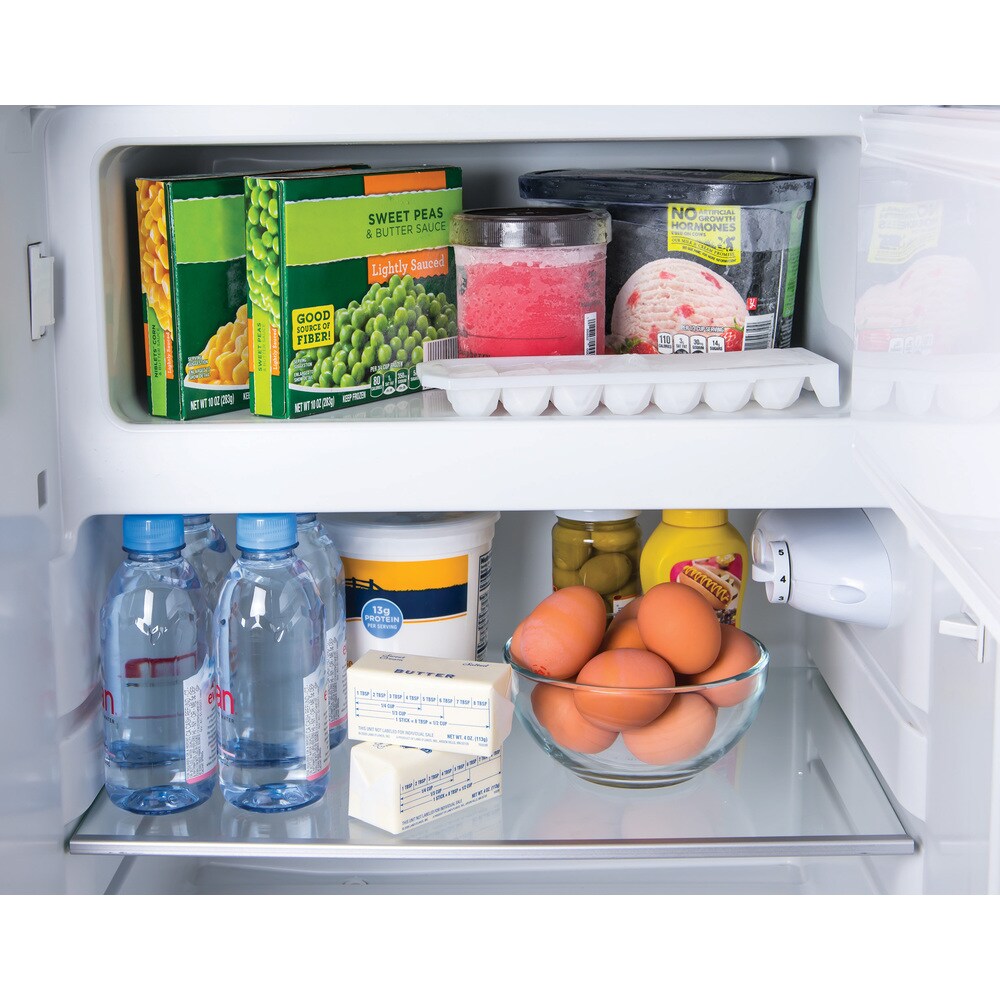 Nostalgia RRF38SDBB Retro Series 3.8-Cubic Foot Refrigerator with Freezer, Blue