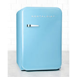 Nostalgia RRF38SDBB Retro Series 3.8-Cubic Foot Refrigerator with Freezer, Blue