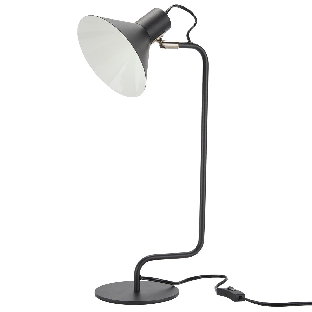 Nourison 20" Modern Adjustable Task Desk Lamp For Dorm Room, Home Office