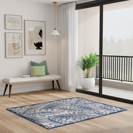 SAFAVIEH Beach House Mecbure Indoor/ Outdoor Waterproof Patio Backyard Rug
