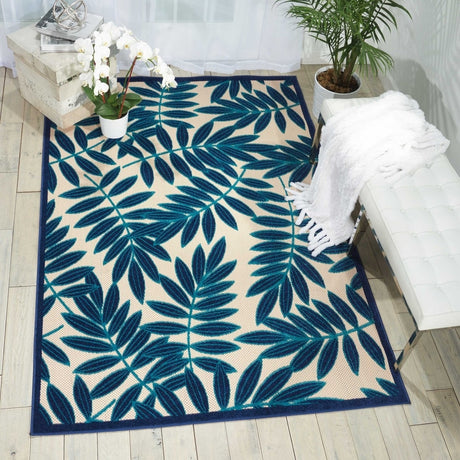 SAFAVIEH Beach House Mecbure Indoor/ Outdoor Waterproof Patio Backyard Rug