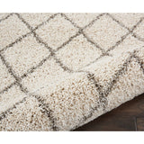 Nourison Brisbane Shag Cream Rug - 5' x 7'