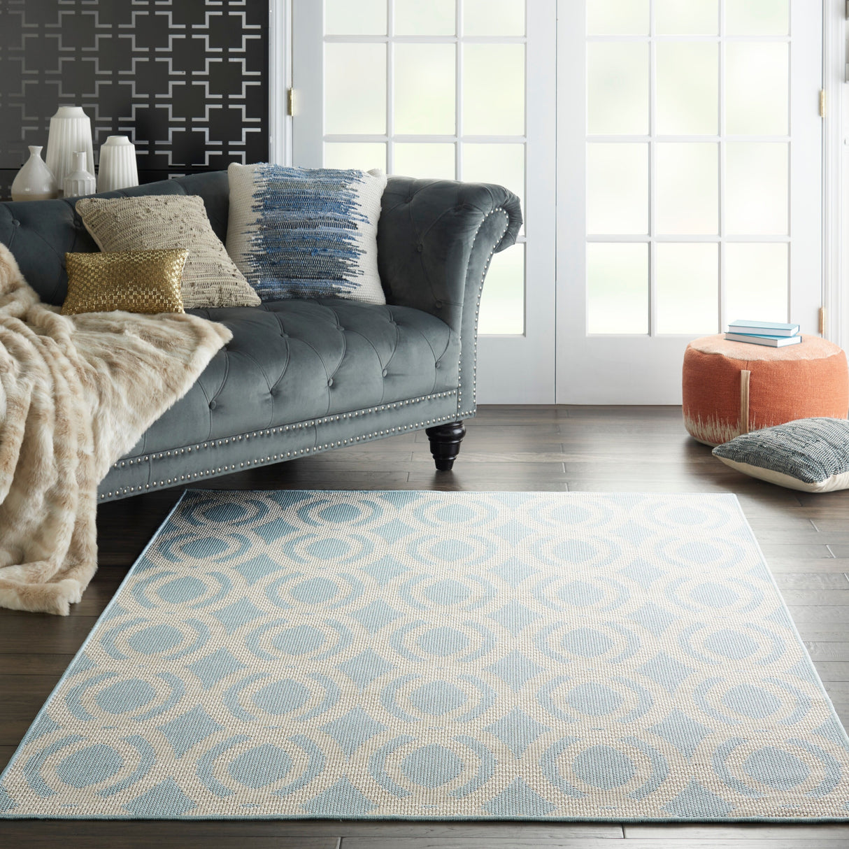 Porch & Den Goboes Geometric Indoor/Outdoor Area Rug