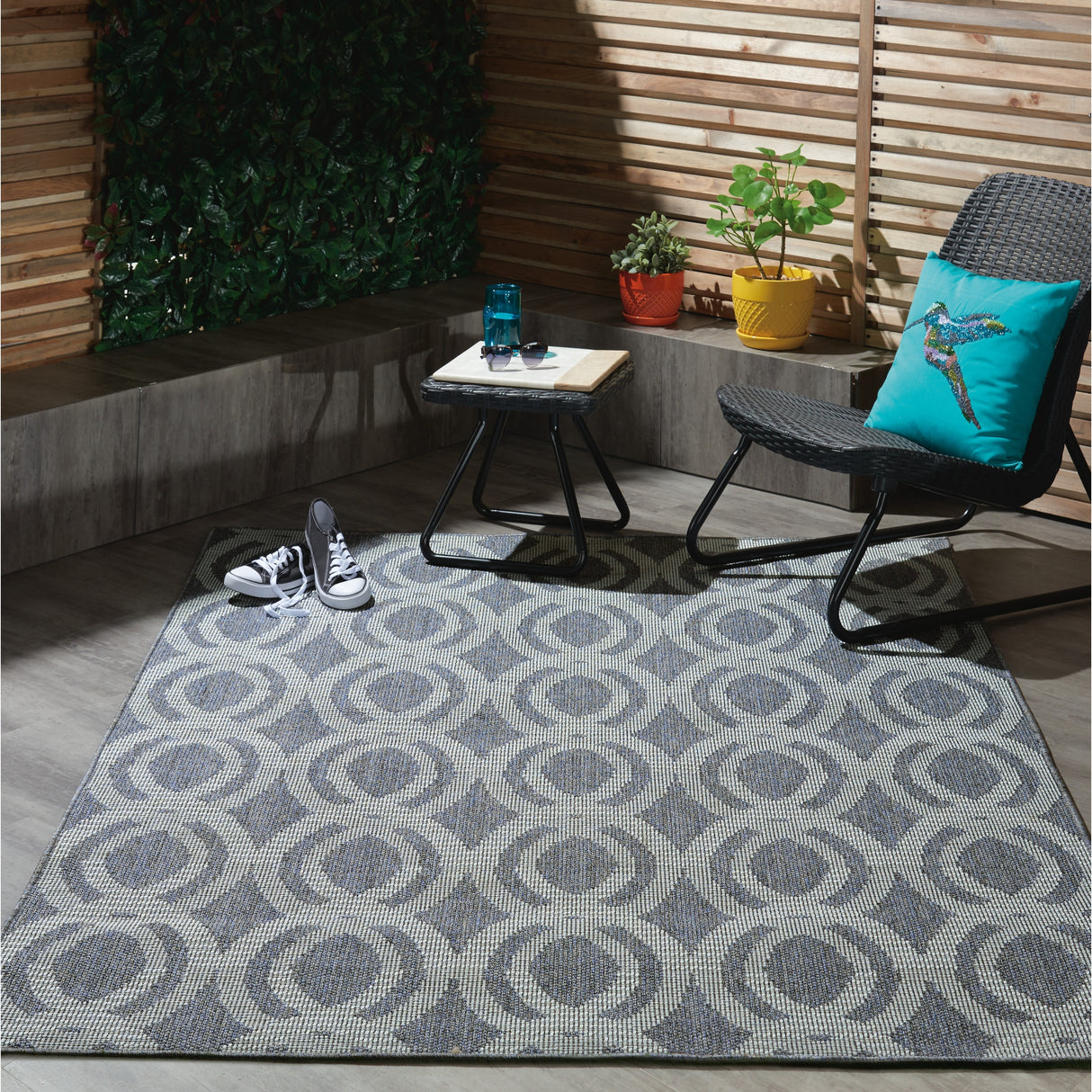 Porch & Den Goboes Geometric Indoor/Outdoor Area Rug