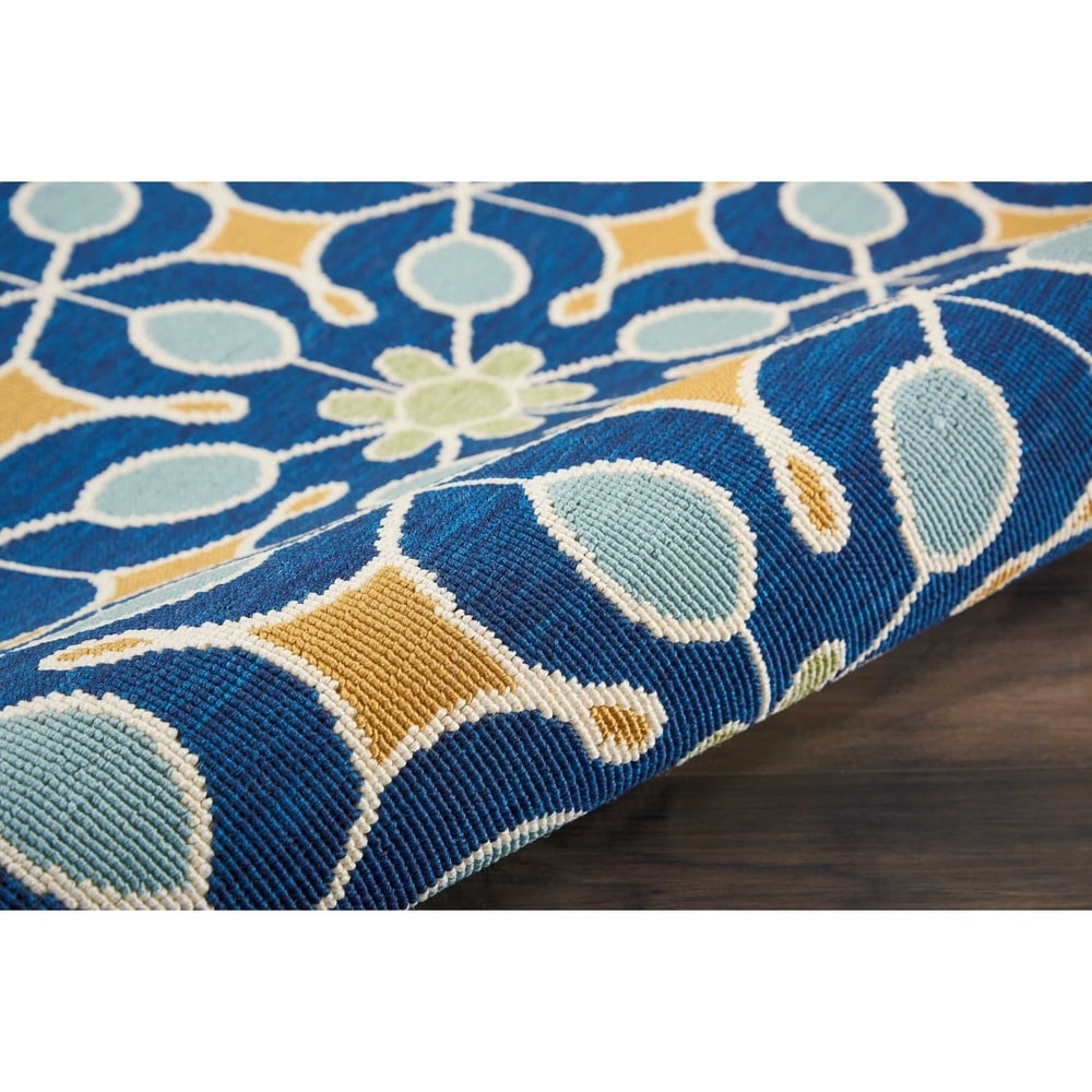 Nourison Caribbean Contemporary Floral Indoor/ Outdoor Area Rug