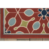 Nourison Caribbean Contemporary Floral Indoor/ Outdoor Area Rug