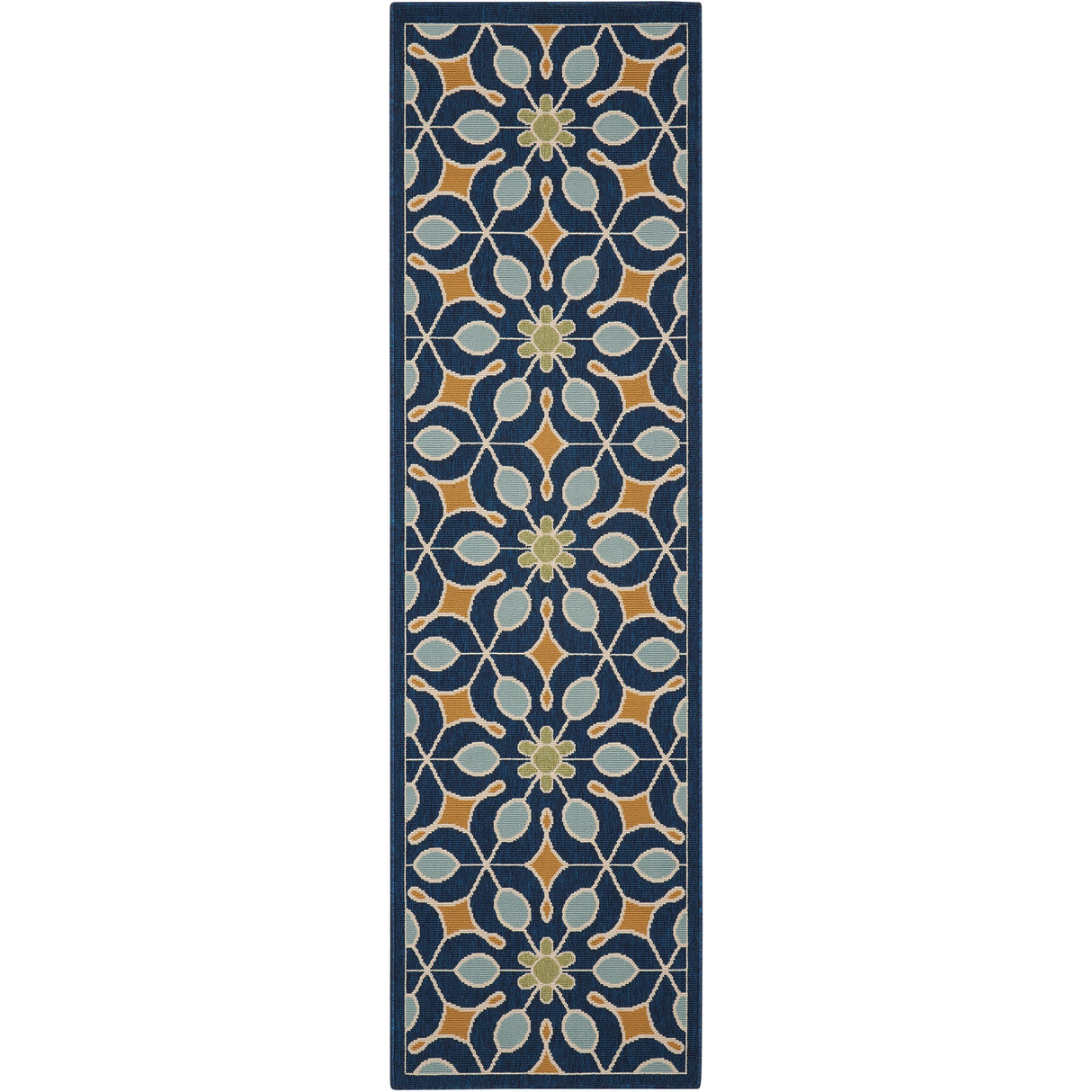 Nourison Caribbean Contemporary Floral Indoor/ Outdoor Area Rug