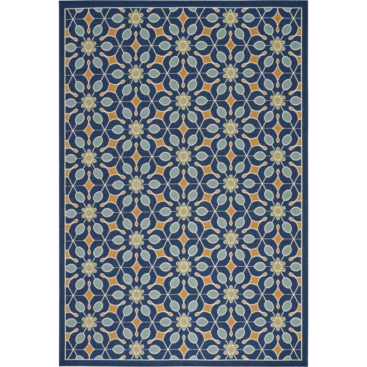 Nourison Caribbean Contemporary Floral Indoor/ Outdoor Area Rug