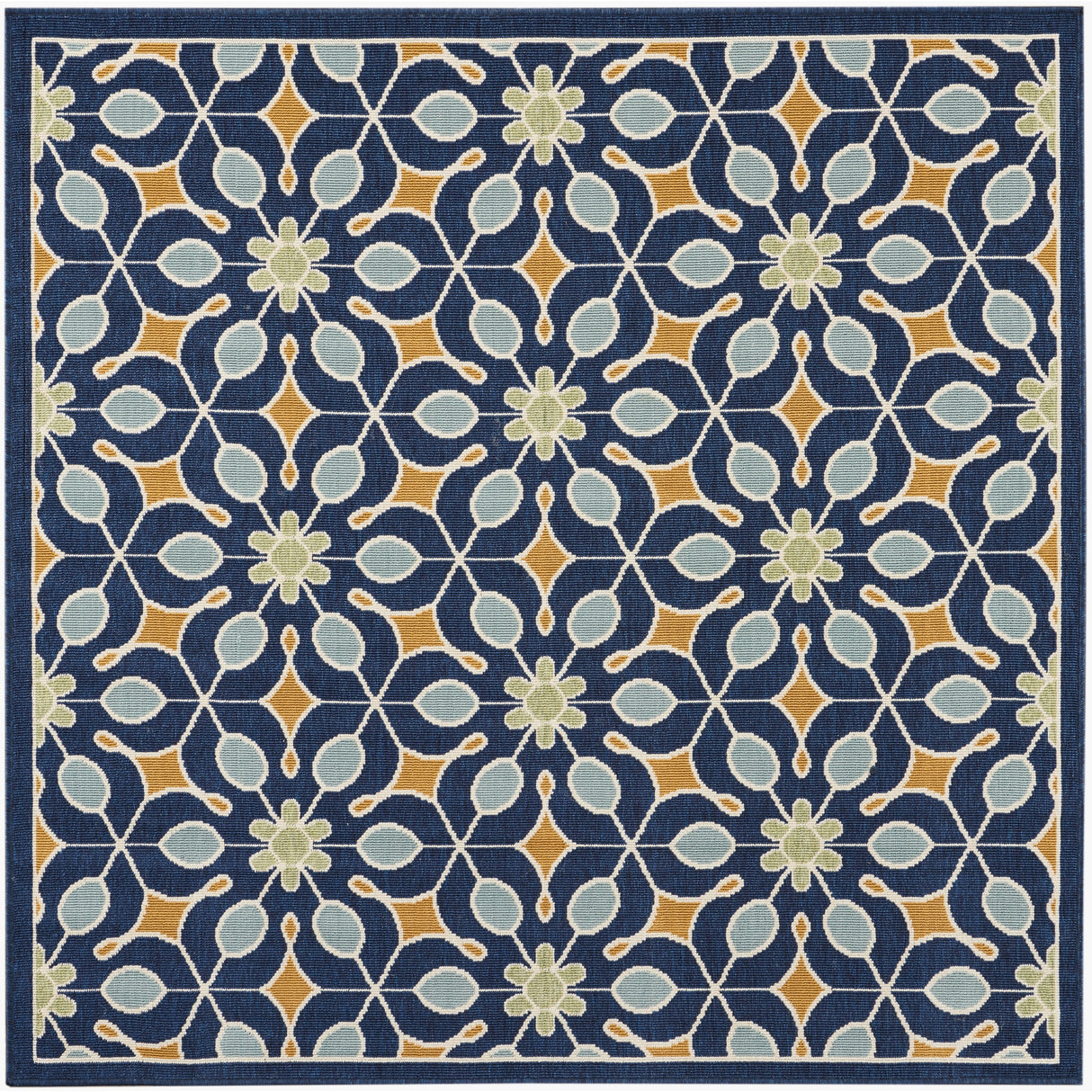 Nourison Caribbean Contemporary Floral Indoor/ Outdoor Area Rug