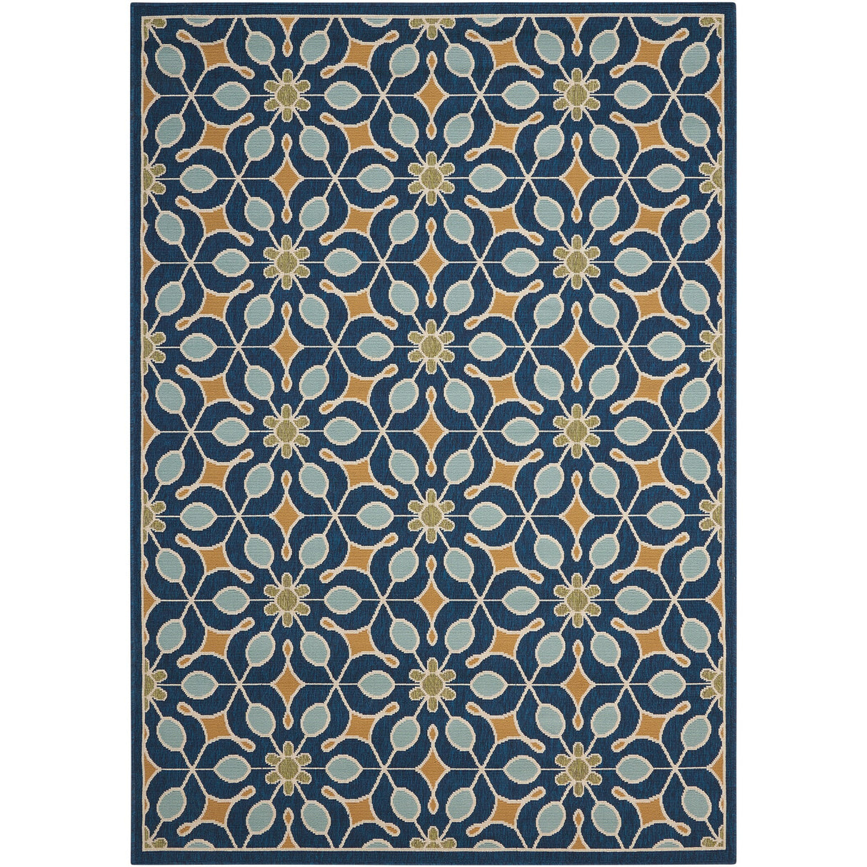 Nourison Caribbean Contemporary Floral Indoor/ Outdoor Area Rug