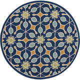 Nourison Caribbean Contemporary Floral Indoor/ Outdoor Area Rug