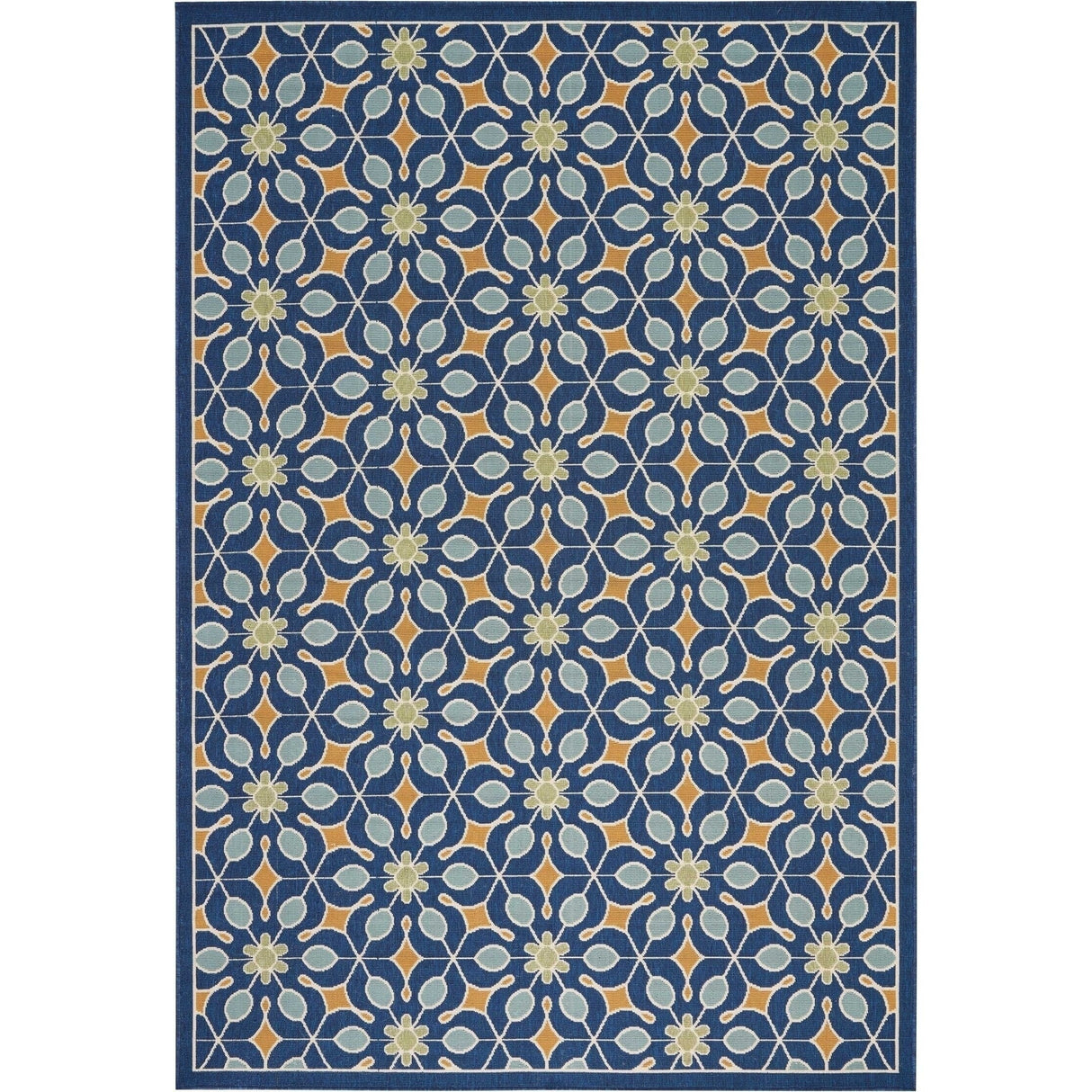 Nourison Caribbean Contemporary Floral Indoor/ Outdoor Area Rug