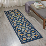 Nourison Caribbean Contemporary Floral Indoor/ Outdoor Area Rug