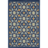 Nourison Caribbean Contemporary Floral Indoor/ Outdoor Area Rug