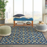 Nourison Caribbean Contemporary Floral Indoor/ Outdoor Area Rug