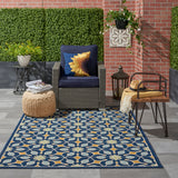 Nourison Caribbean Contemporary Floral Indoor/ Outdoor Area Rug