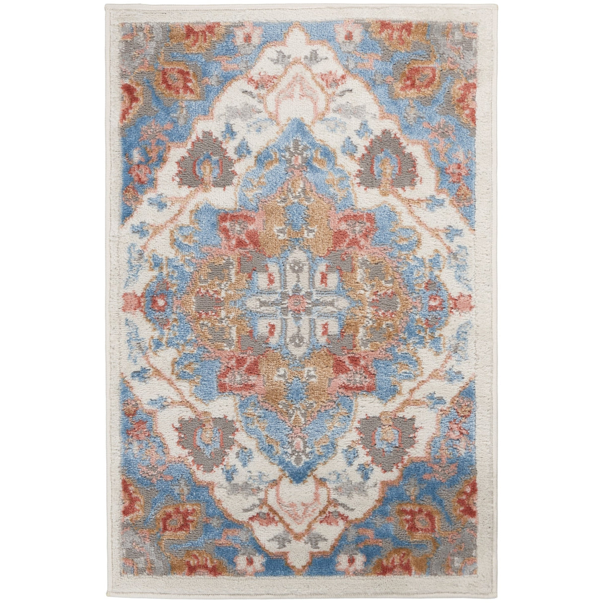 Nourison Elation Persian Floral Medallion Area Rug