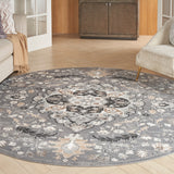 Nourison Elation Persian Floral Medallion Area Rug