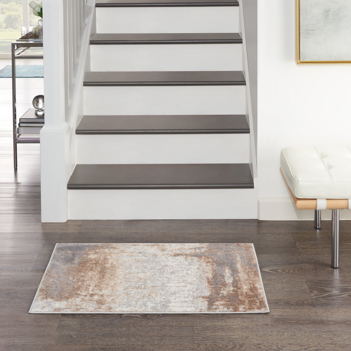 Nourison Elation Vintage Abstract Contemporary Area Rug