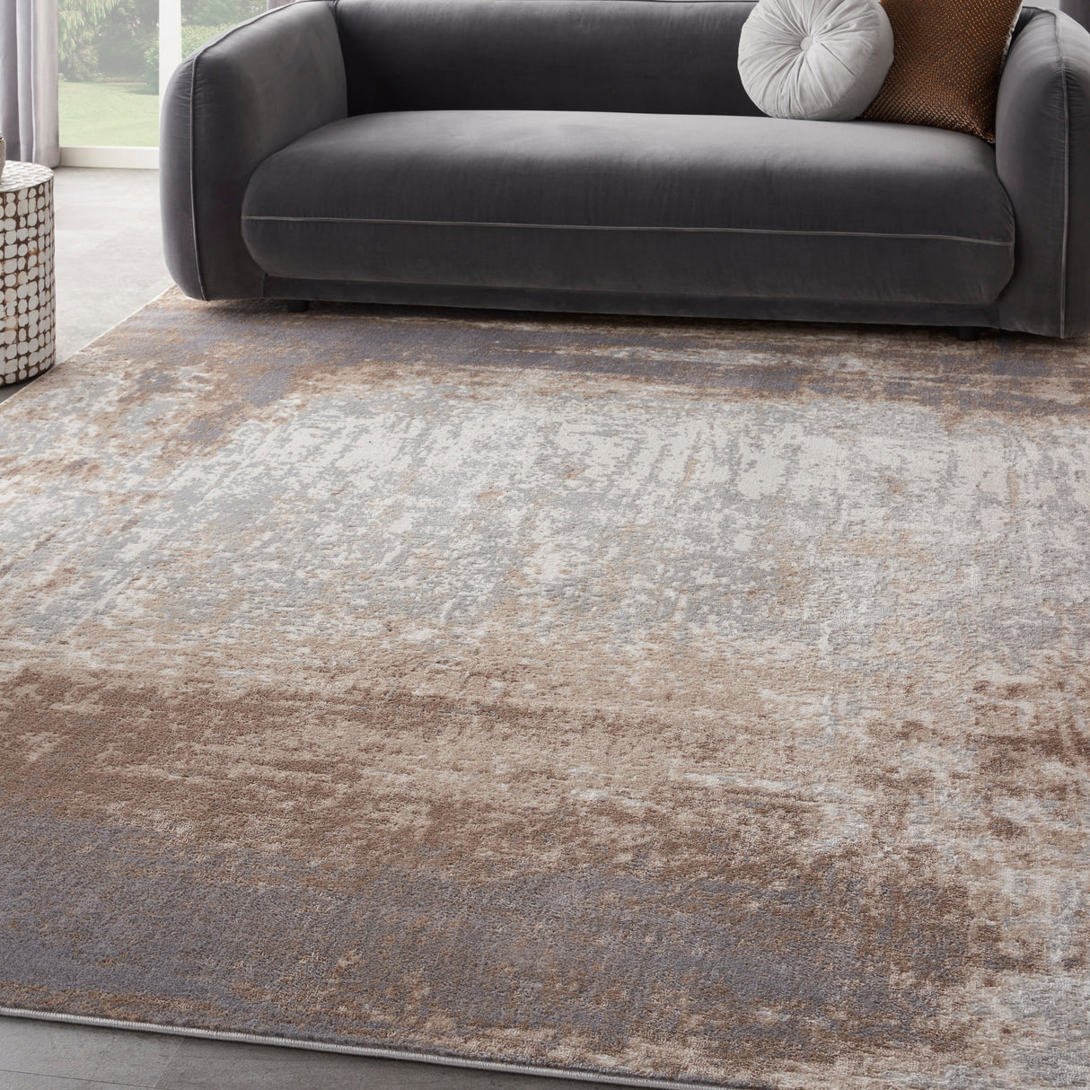 Nourison Elation Vintage Abstract Contemporary Area Rug