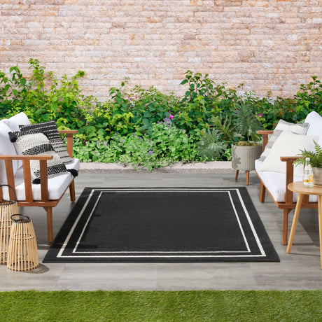 SAFAVIEH Beach House Mecbure Indoor/ Outdoor Waterproof Patio Backyard Rug