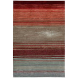 Nourison Contour Transitional Impressionist Horizontal Stripe Hand-tufted Area Rug