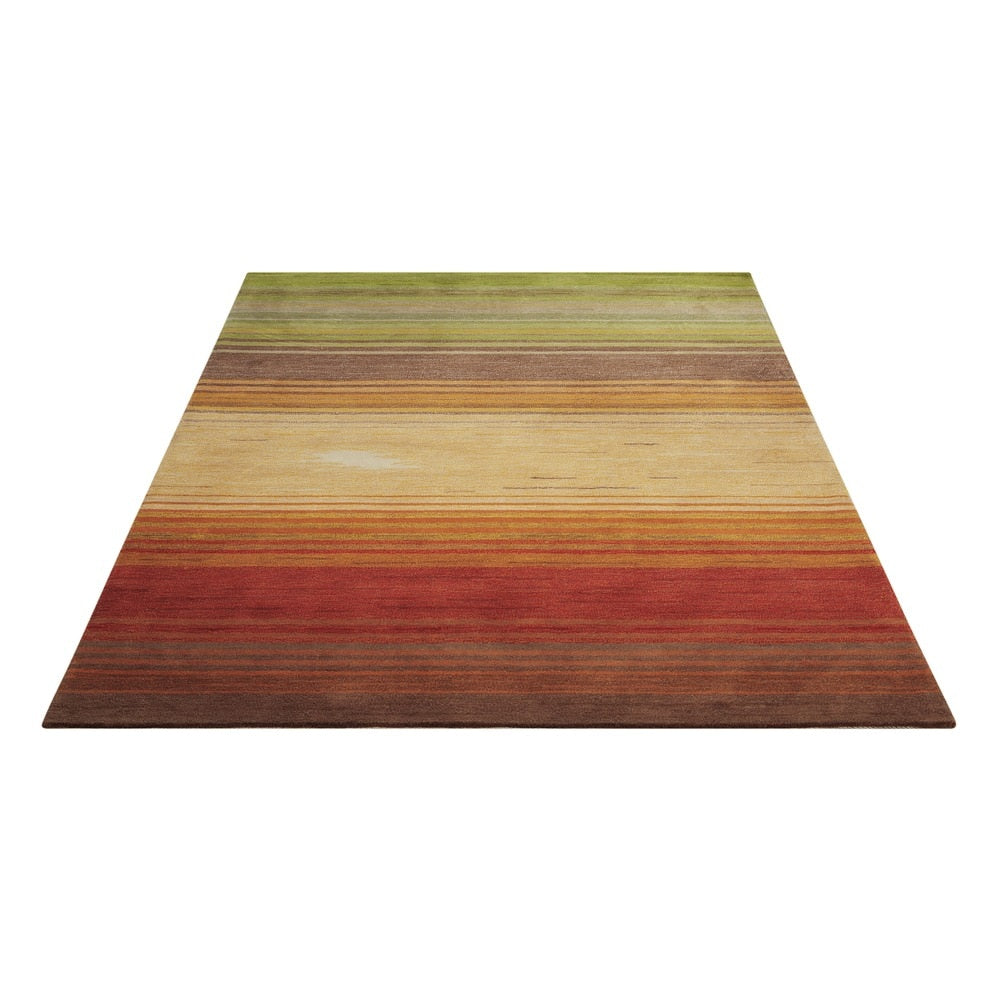 Nourison Contour Transitional Impressionist Horizontal Stripe Hand-tufted Area Rug