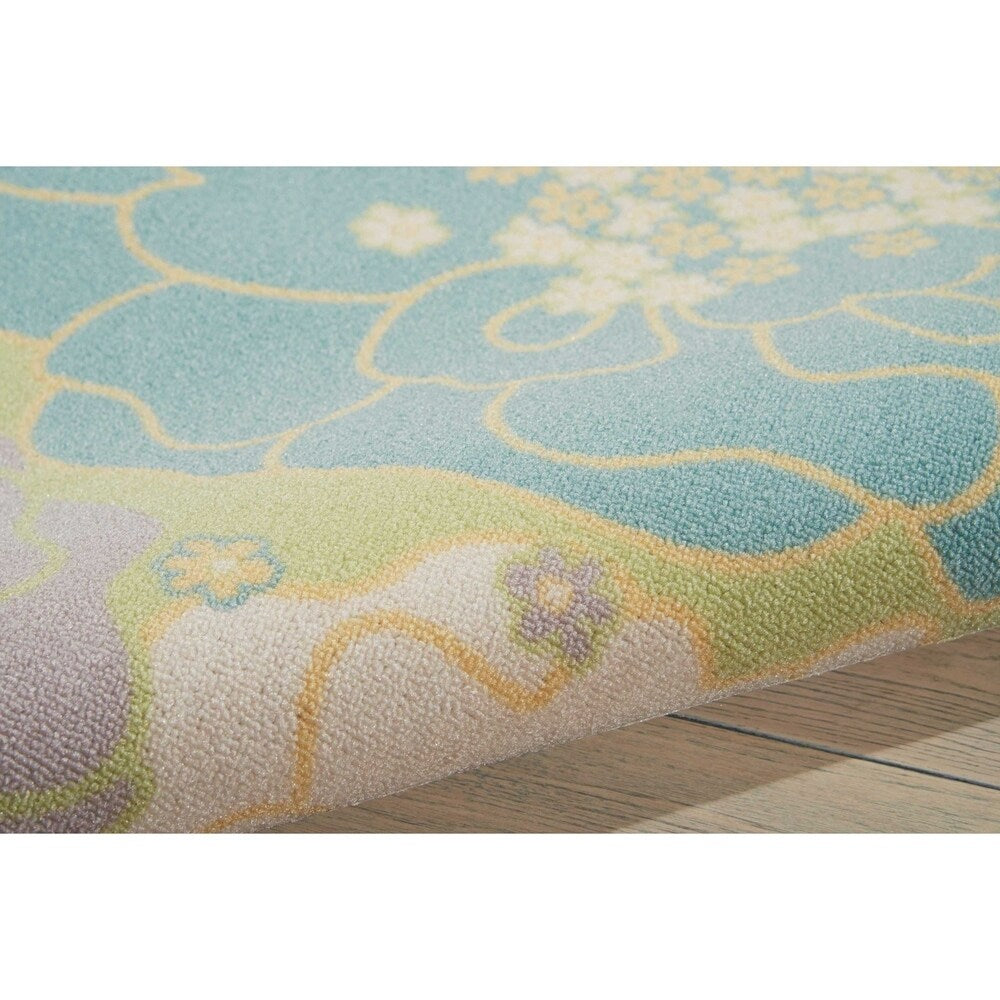 Nourison & Garden Floral Indoor / Outdoor Area Rug