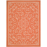 Nourison Scrolling Ivory Vines Indoor/ Outdoor Area Rug