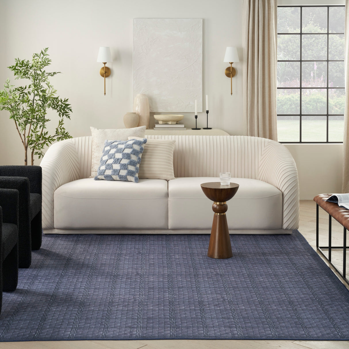 Nourison Washables Indoor Geometric Area Rug