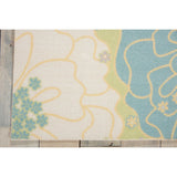 Nourison & Garden Floral Indoor / Outdoor Area Rug