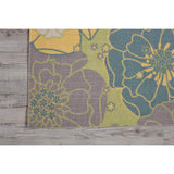 Nourison & Garden Floral Indoor / Outdoor Area Rug