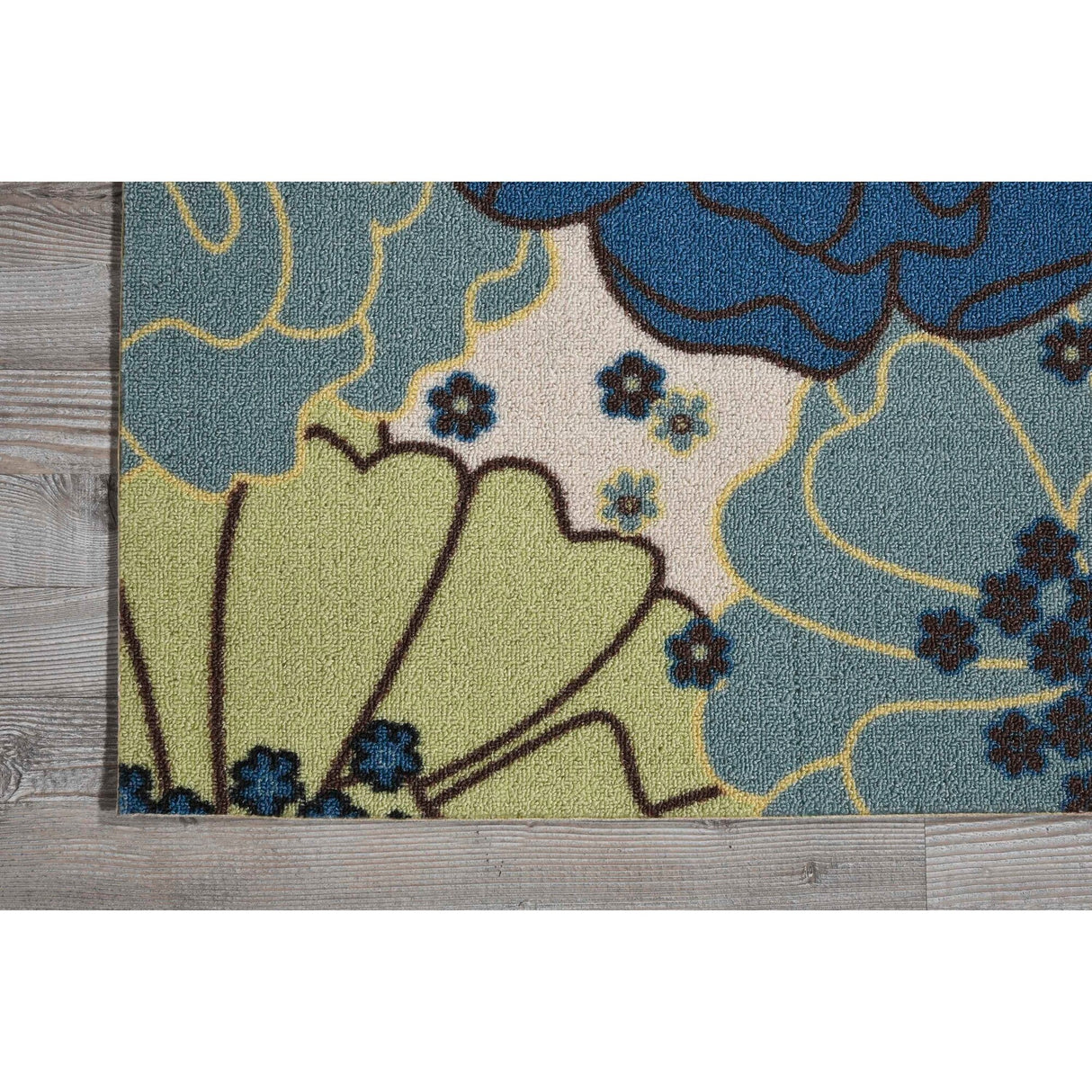 Nourison & Garden Floral Indoor / Outdoor Area Rug