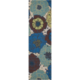 Nourison & Garden Floral Indoor / Outdoor Area Rug