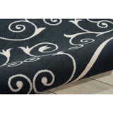 Nourison Scrolling Ivory Vines Indoor/ Outdoor Area Rug