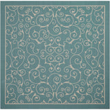 Nourison Scrolling Ivory Vines Indoor/ Outdoor Area Rug