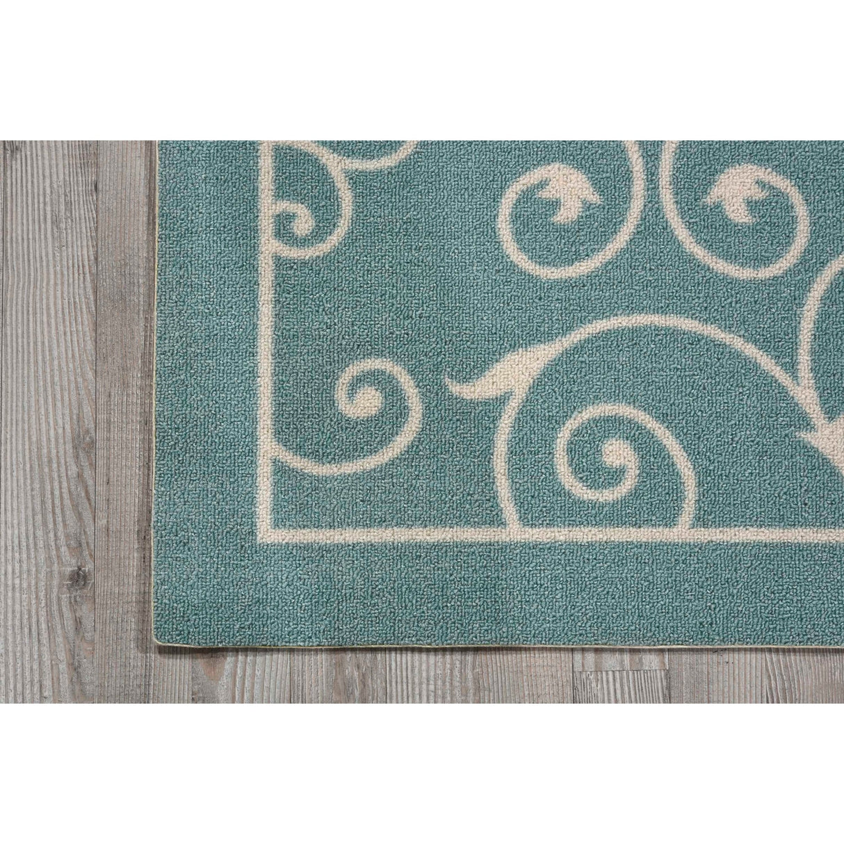 Nourison Scrolling Ivory Vines Indoor/ Outdoor Area Rug
