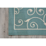 Nourison Scrolling Ivory Vines Indoor/ Outdoor Area Rug