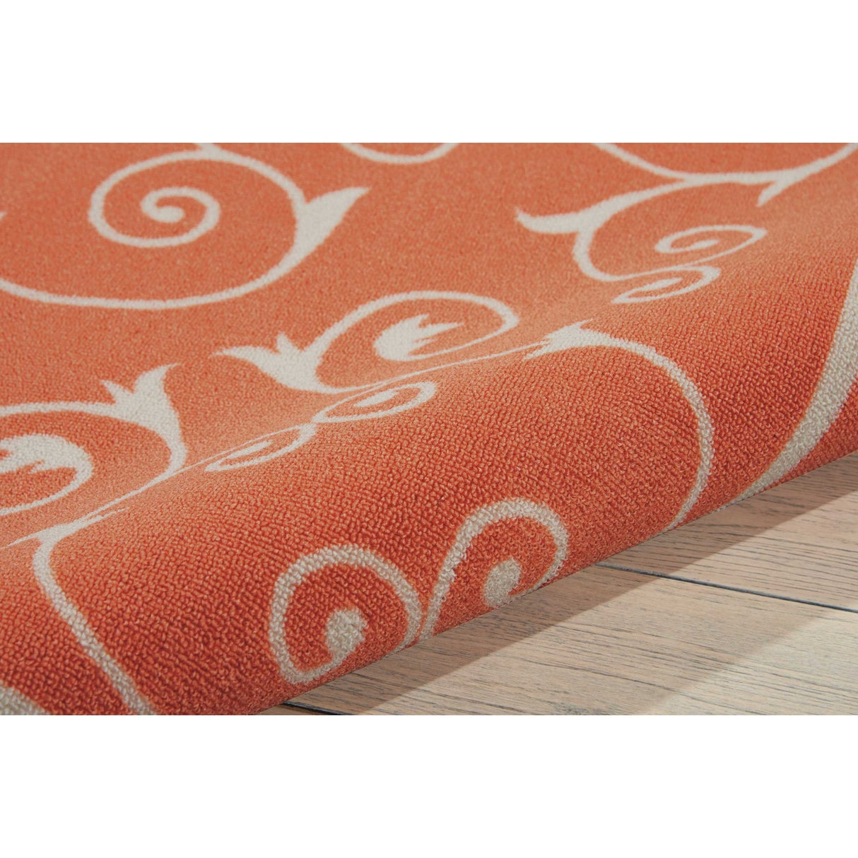 Nourison Scrolling Ivory Vines Indoor/ Outdoor Area Rug