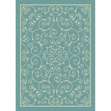 Nourison Scrolling Ivory Vines Indoor/ Outdoor Area Rug